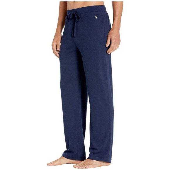 Polo Ralph Lauren Waffle Knit Pajama Lounge Pants Navy Size XL - Picture 2 of 10